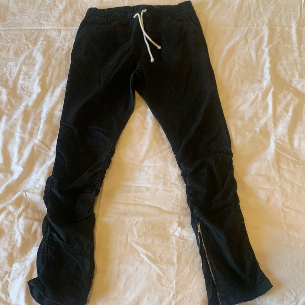 H&M Black Zipper Pants